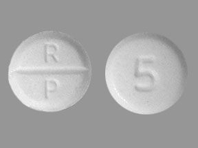Oxycodone 5 mg tablet front and back Canada