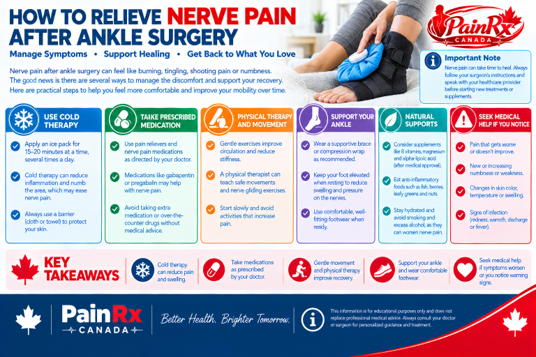 How to Relieve Nerve Pain After Ankle Surgery? Pain Relief and Recovery Guide