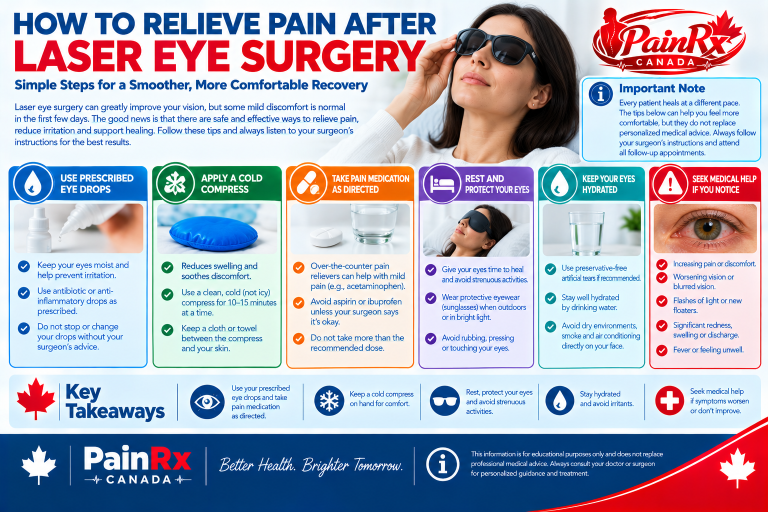 How to Relieve Pain After Laser Eye Surgery? Recovery and Pain Relief Guide