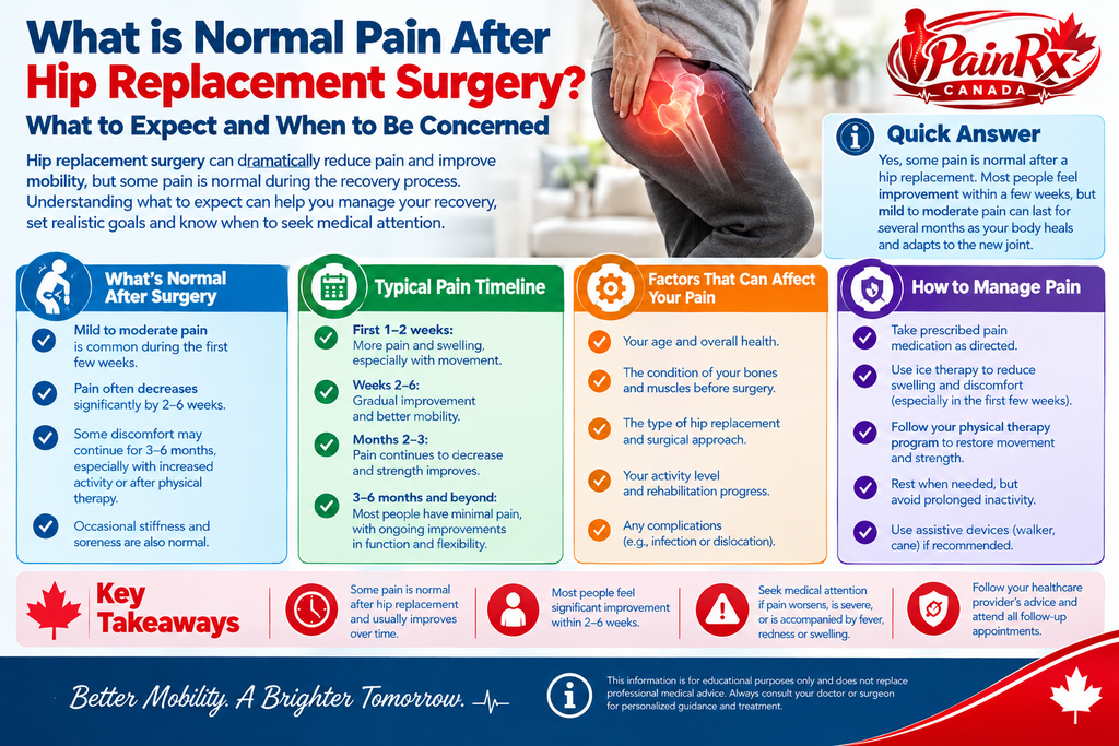 What Is Normal Pain After Hip Replacement Surgery? Recovery and Pain Timeline